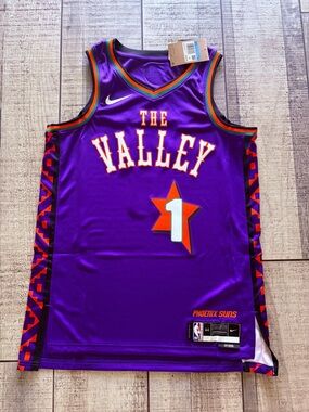 Nike Phoenix Suns 'The Valley' Purple Basketball Jersey